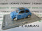 PL43 VOITURE 1/43 IXO IST déagostini POLOGNE : FIAT 500 bleu 1960/1965