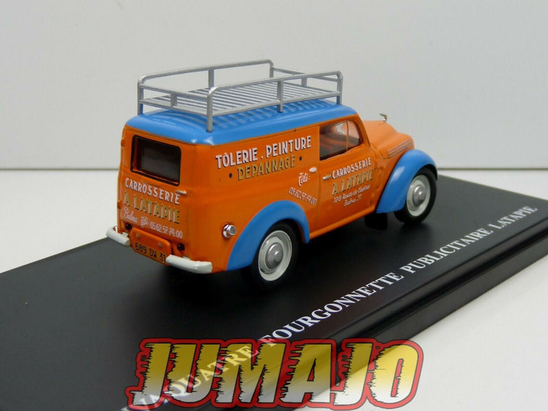 UTR36 UTILITAIRES RENAULT 1/43 JUVAQUATRE  fourgonette carrosserie Latapie