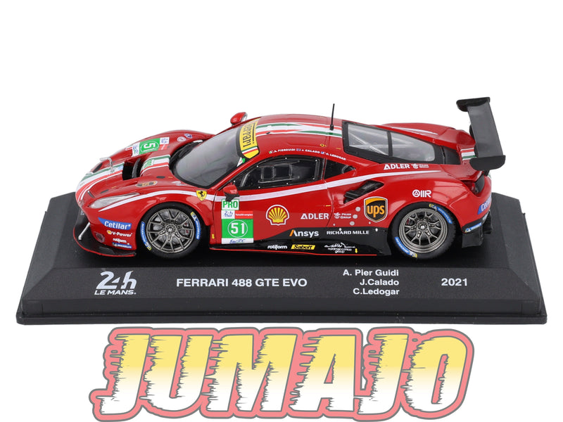 24H245 Voiture 1/43 CENTAURIA 24 Heures Mans : FERRARI 488 GTE EVO
