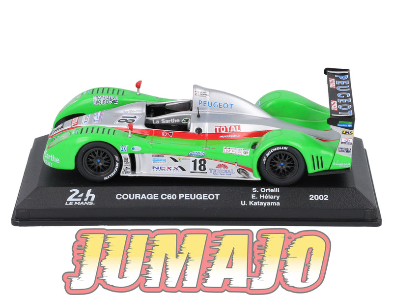 24H246 Voiture 1/43 CENTAURIA 24 Heures Mans : PEUGEOT Courage C60