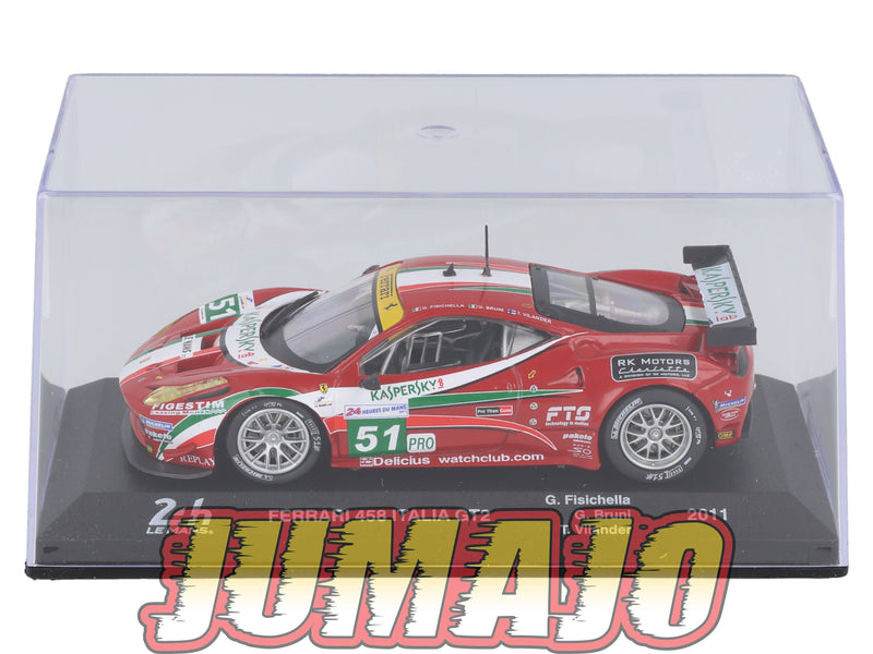 24H257 Voiture  1/43 CENTAURIA 24 Heures Mans : FERRARI 458 Italia GT2 2011