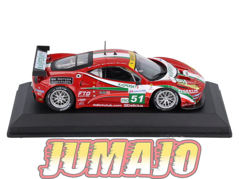 24H257 Voiture  1/43 CENTAURIA 24 Heures Mans : FERRARI 458 Italia GT2 2011