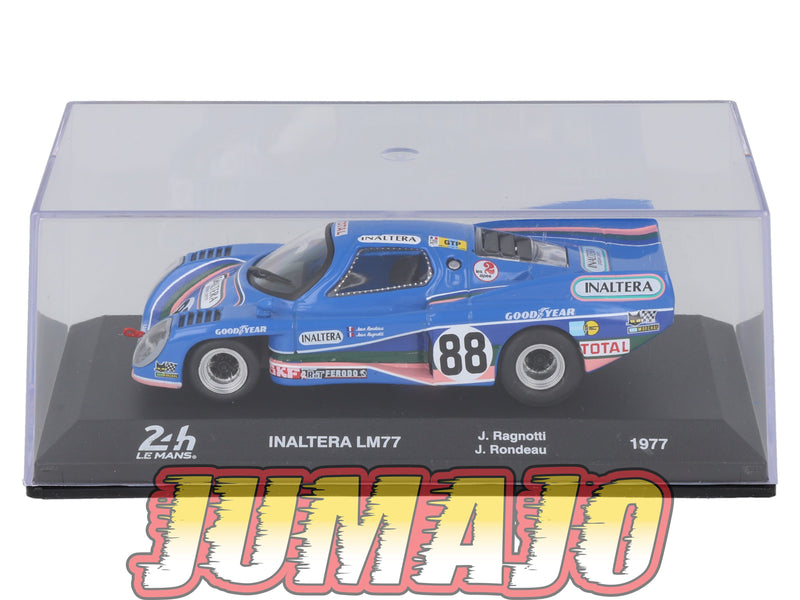 24H266 Voiture 1/43 IXO 24 Heures Mans INALTERA LM77 1977 J.Ragnotti