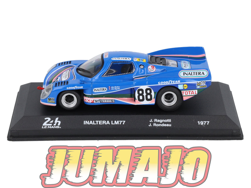 24H266 Voiture 1/43 IXO 24 Heures Mans INALTERA LM77 1977 J.Ragnotti