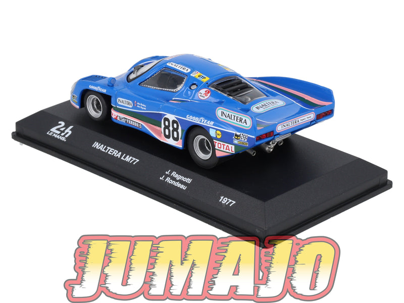 24H266 Voiture 1/43 IXO 24 Heures Mans INALTERA LM77 1977 J.Ragnotti