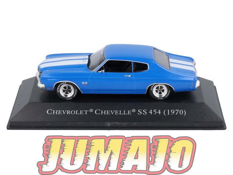 AC6 Voiture 1/43 IXO altaya Voitures américaines : CHEVROLET Chevelle SS 454 1970