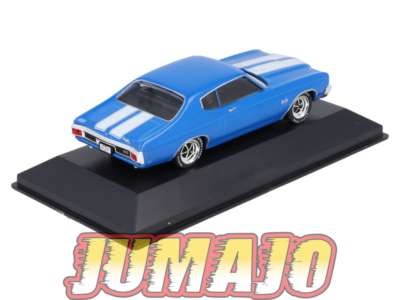 AC6 Voiture 1/43 IXO altaya Voitures américaines : CHEVROLET Chevelle SS 454 1970