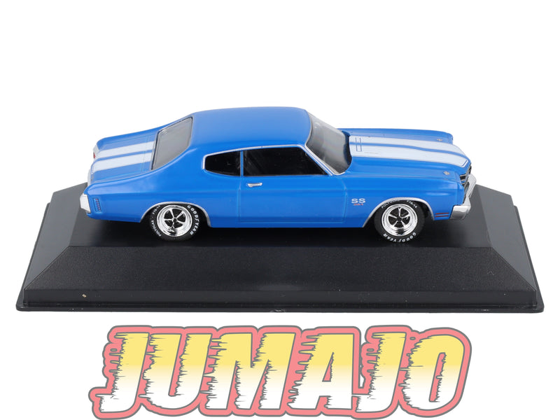 AC6 Voiture 1/43 IXO altaya Voitures américaines : CHEVROLET Chevelle SS 454 1970