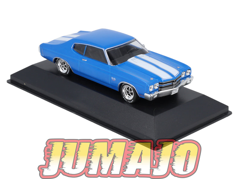 AC6 Voiture 1/43 IXO altaya Voitures américaines : CHEVROLET Chevelle SS 454 1970