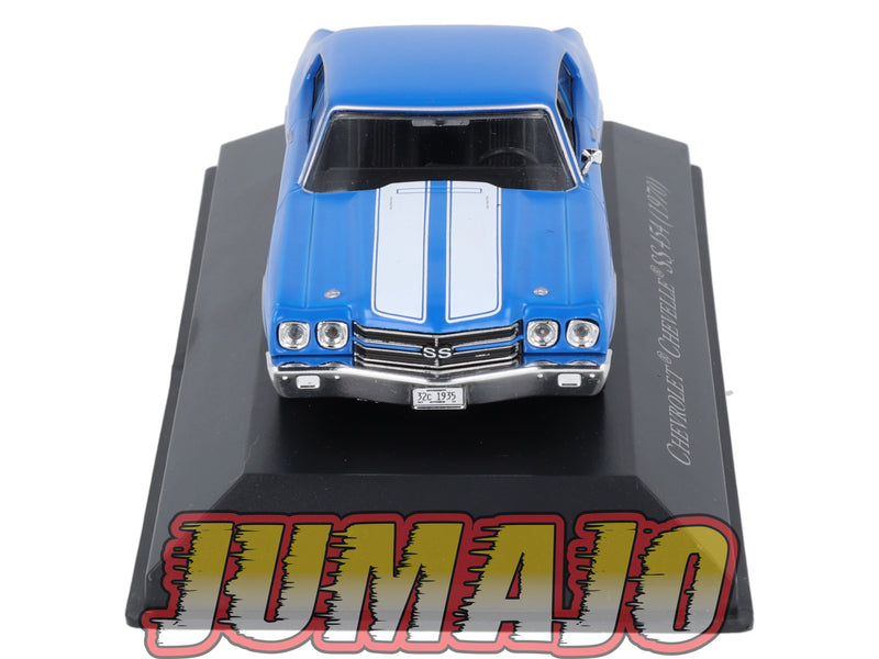 AC6 Voiture 1/43 IXO altaya Voitures américaines : CHEVROLET Chevelle SS 454 1970