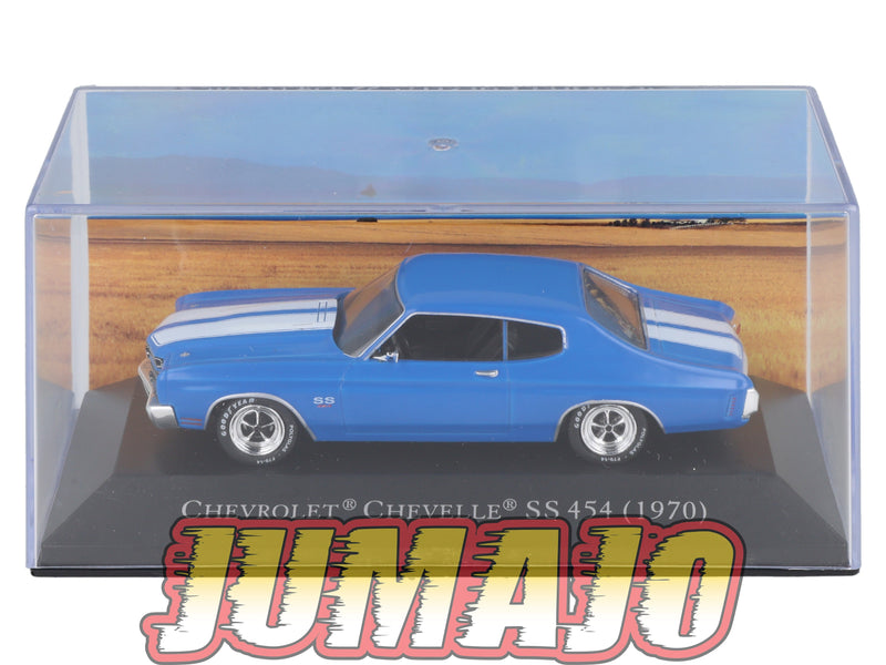 AC6 Voiture 1/43 IXO altaya Voitures américaines : CHEVROLET Chevelle SS 454 1970