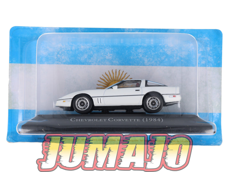 ARG172 Voiture 1/43 SALVAT Inolvidables : CHEVROLET Corvette C4 1984