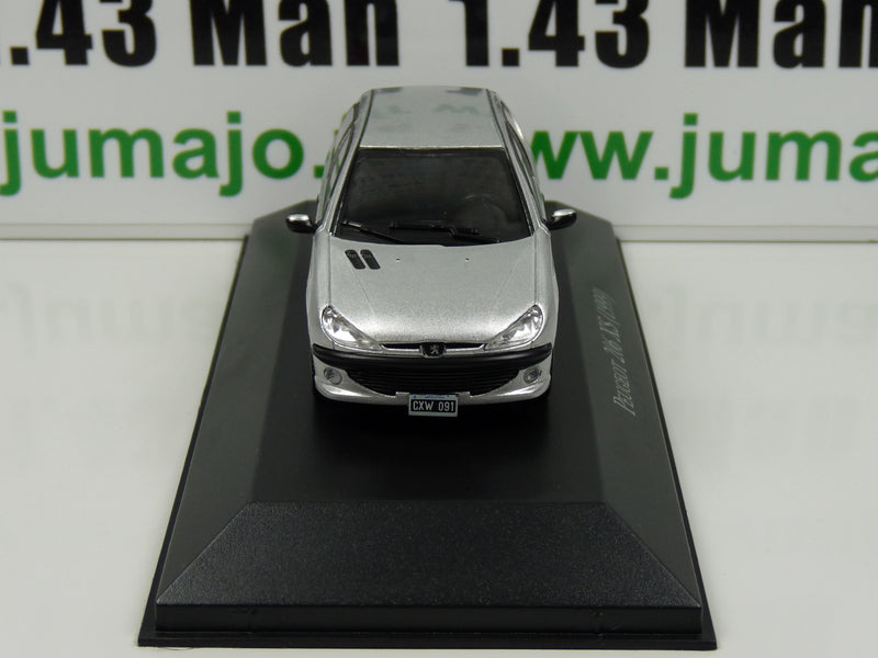 ARG60 Voiture 1/43 SALVAT Autos Inolvidables : PEUGEOT 206 XS 1999 3 Portes