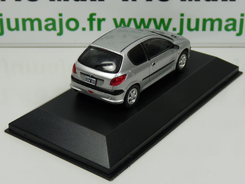 ARG60 Voiture 1/43 SALVAT Autos Inolvidables : PEUGEOT 206 XS 1999 3 Portes