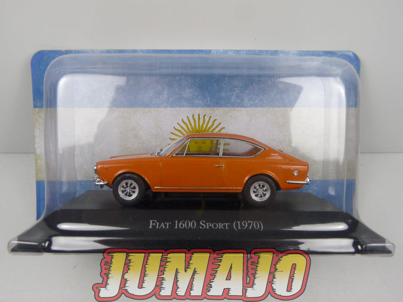 ARG84 Voiture 1/43 SALVAT Inolvidables : Fiat 1600 Sport 1970