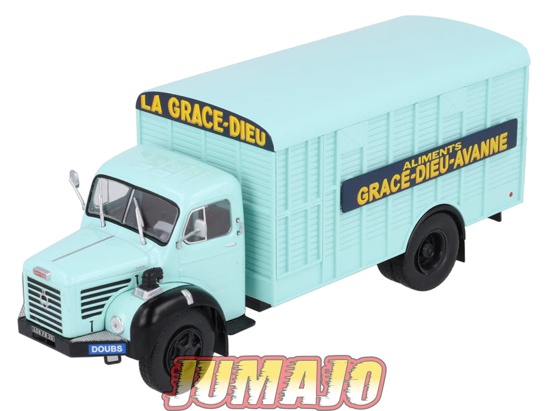 BER98 CAMIONS 1/43 Hachettes IXO BERLIET GLR 8 M2 Aliments betail