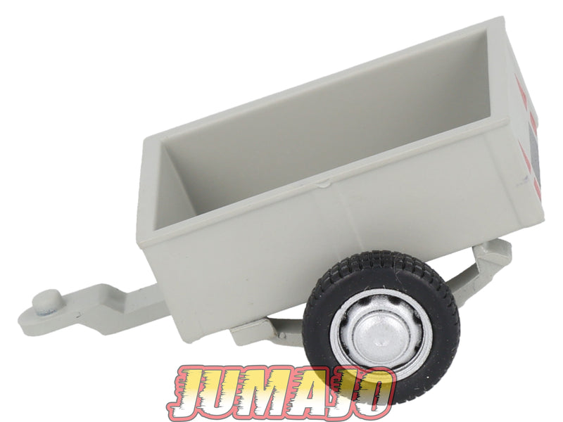 BJ401 Voiture 1/43 JUMAJO Remorque 2 roues