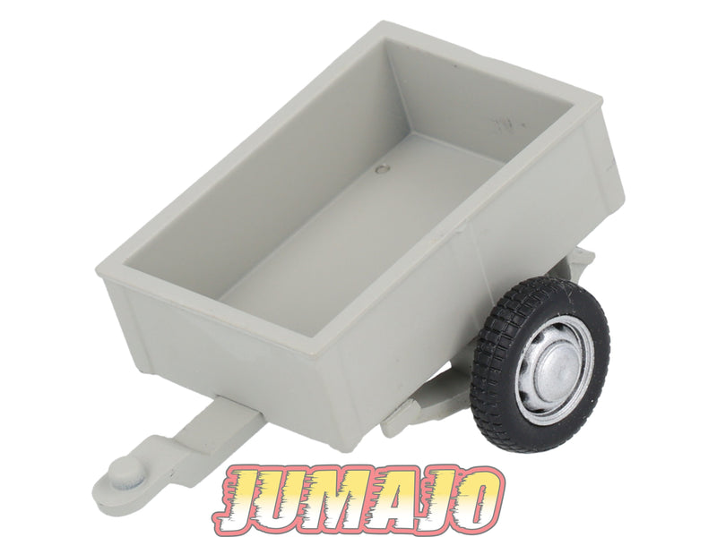 BJ401 Voiture 1/43 JUMAJO Remorque 2 roues