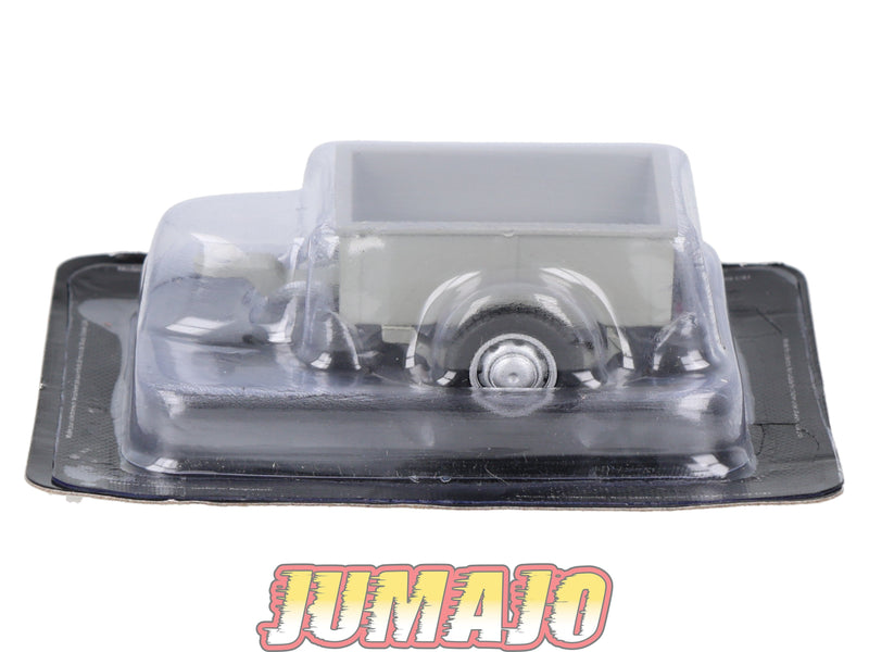 BJ401 Voiture 1/43 JUMAJO Remorque 2 roues