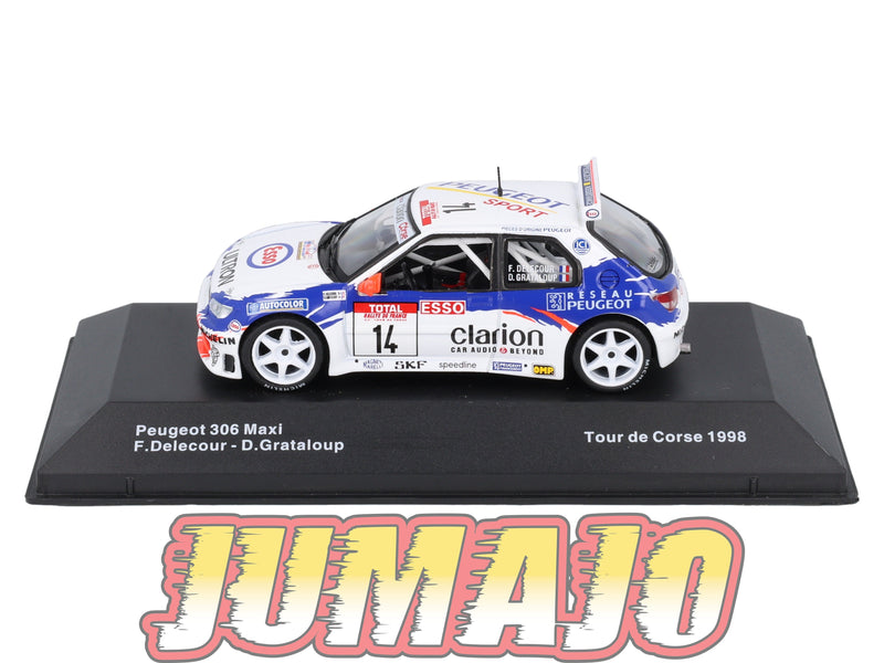 BJ4 Voiture 1/43 JUMAJO Peugeot 306 Maxi Delecour