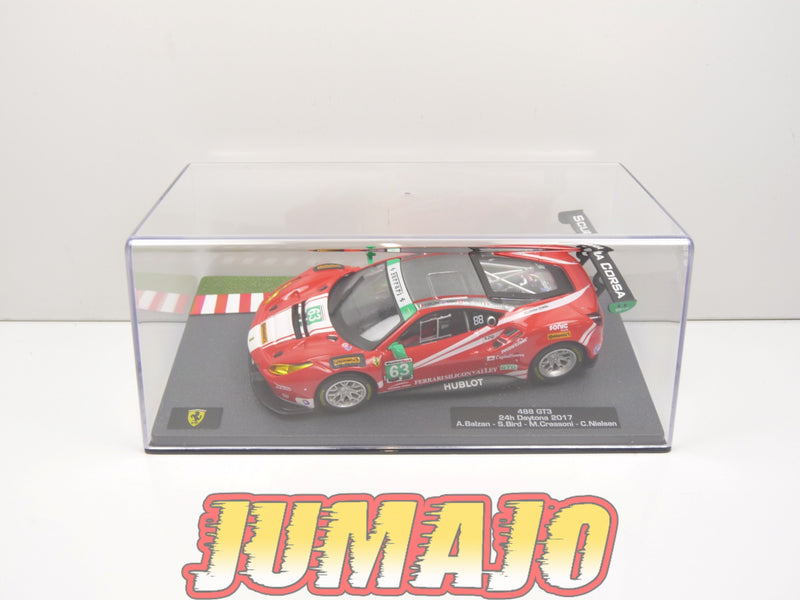 CF3 voiture 1/43 HACHETTES IXO FERRARI sport : 488 GT3 24h Daytona 2017