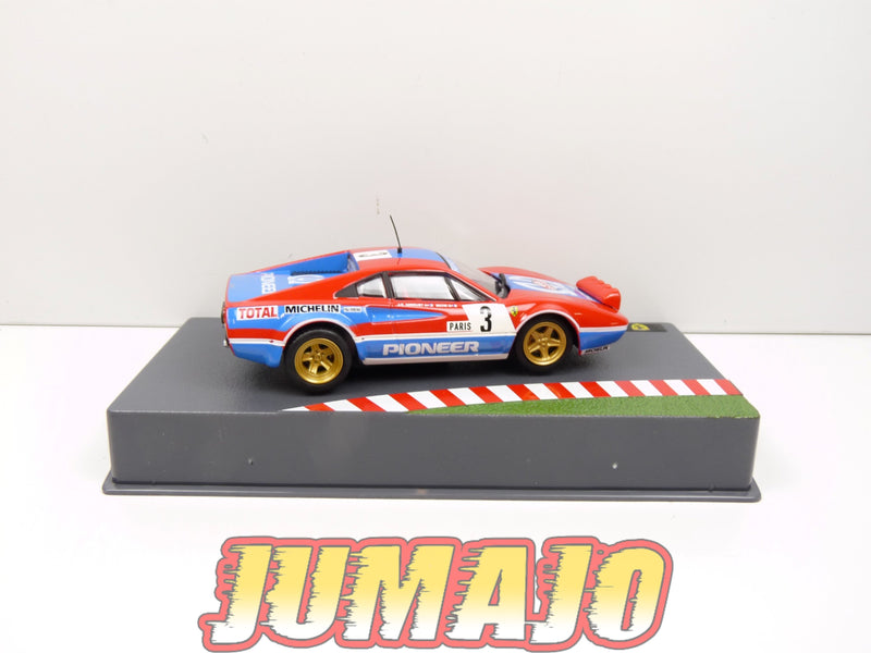 CF5 voiture 1/43 HACHETTE IXO FERRARI sport : 308 GTB Rallye Monte Carlo 1982 Andruet