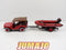 CPF801+803 POMPIERS 1/43 Hachette IXO PRIME JEEP PRIME ZODIAQUE