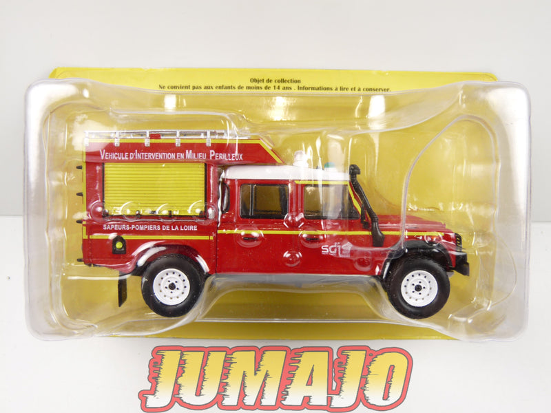CPL3 Véhicules Légers Sapeurs Pompiers 1/43 Hachette IXO Land Rover VIMP SP Roanne