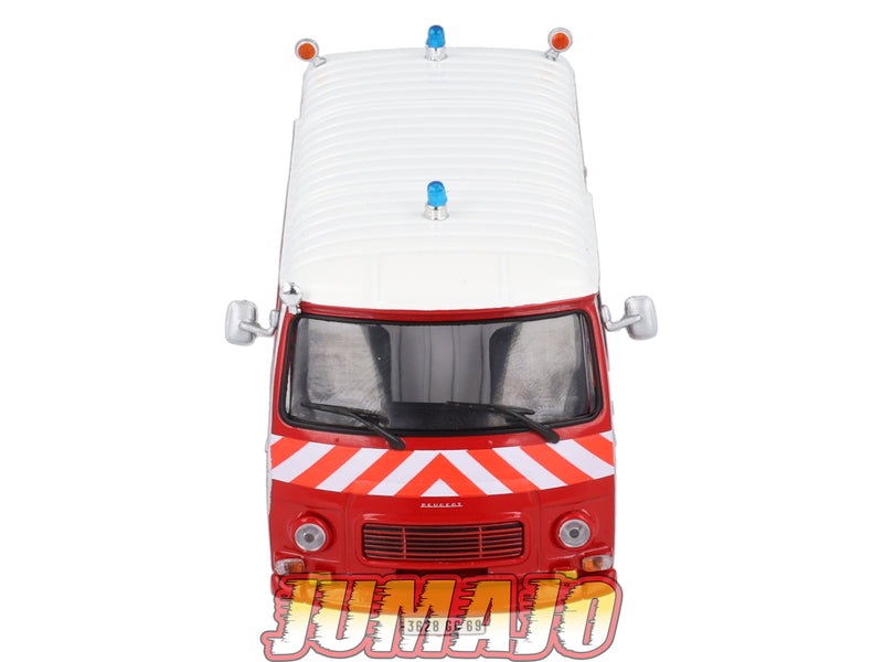 CPL49 Véhicules Légers Sapeurs Pompiers 1/43 Hachette PEUGEOT J9 VSR BBP Yvelines