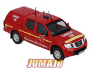 CPL50 Véhicules Légers Pompiers 1/43 Hachette IXO Nissan Navarra GMSP Technamm