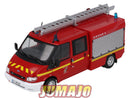 CPL56 Véhicules Légers Pompiers 1/43 Hachette IXO Ford Transit Gimaex Gicar