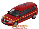 CPL60 Véhicules Légers Pompiers 1/43 Hachette IXO Dacia Logan MCV VL