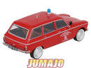 CPL72 Vehicules Legers Pompiers 1/43 Hachette Peugeot 204 Break SDIS Haut-Rhin