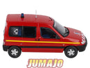 CPL74 Véhicules Légers Pompiers 1/43 Hachette IXO Peugeot Partner 1999 SDIS