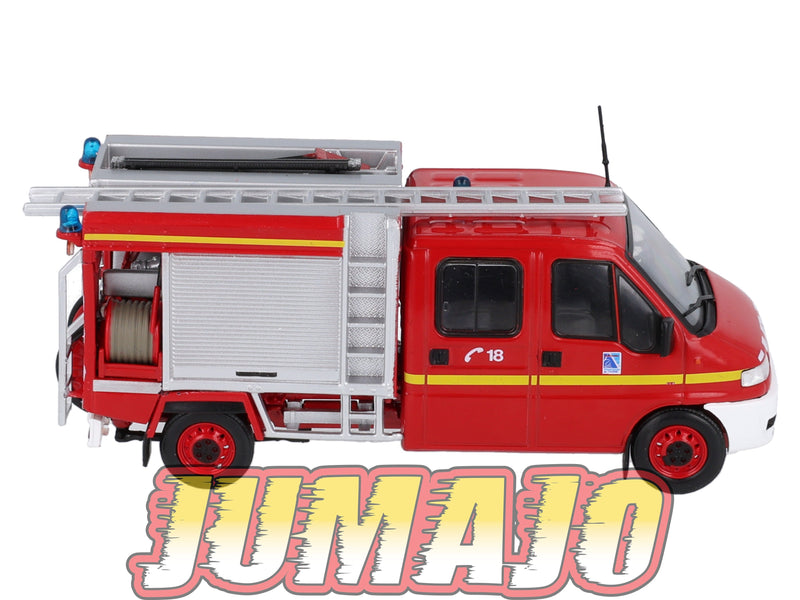 CPL7 Véhicules Légers Sapeurs Pompiers 1/43 Hachette IXO Citroën Jumper PI Picot