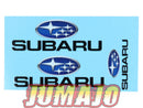DEC10 Décalcomanie rallye 2 x 4,5cm + 1 x 2,5cm Subaru