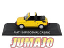 FIA3A Voiture 1/43 Hachette Pologne IXO Polski Fiat 126P Bosmal Cabrio Jaune