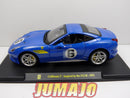 FVQ54 Voiture 1/24 BURAGO HACHETTE FERRARI GT BOITE CASSÉE : California T 1971 Bleu