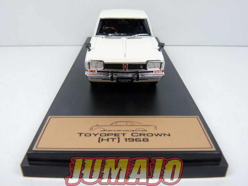 JPL26 1/43 HACHETTE Japon : TOYOPET Crown Blanc (HT) 1968