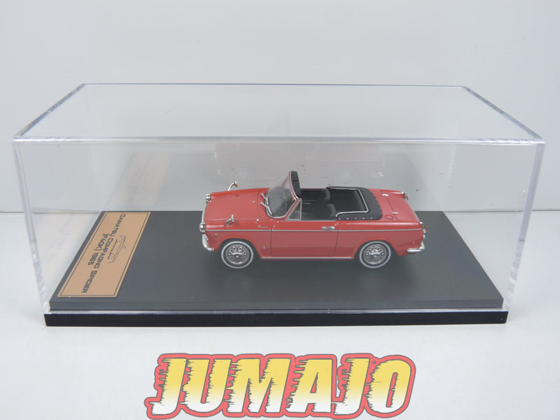 JPL45 1/43 HACHETTE Japon : DAIHATSU Compagno Spider (F40K) 1965