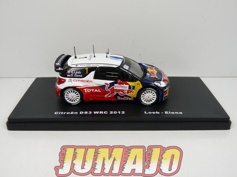 RMX11 1/43 Salvat Mexique Rallye WRC : Citroën DS3 WRC Loeb Elena 2012