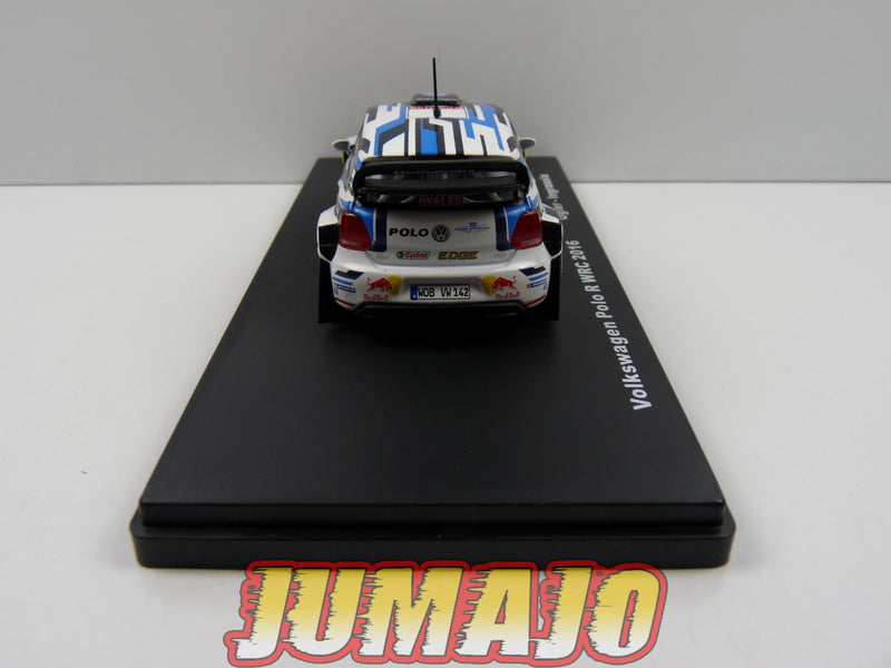 RMX7 1/43 Salvat Mexique Rallye WRC : Volkswagen Polo R WRC 2016 Pays de Galles Ogier