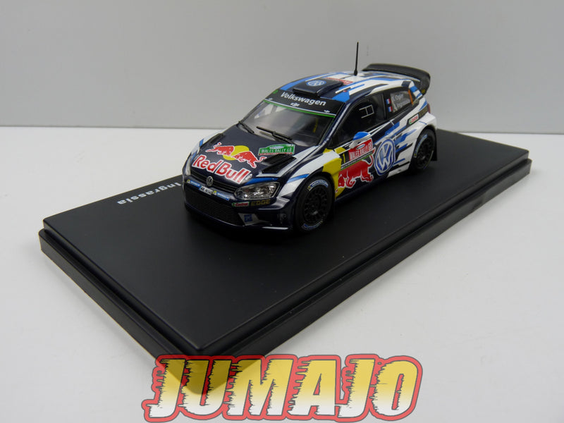 RMX7 1/43 Salvat Mexique Rallye WRC : Volkswagen Polo R WRC 2016 Pays de Galles Ogier