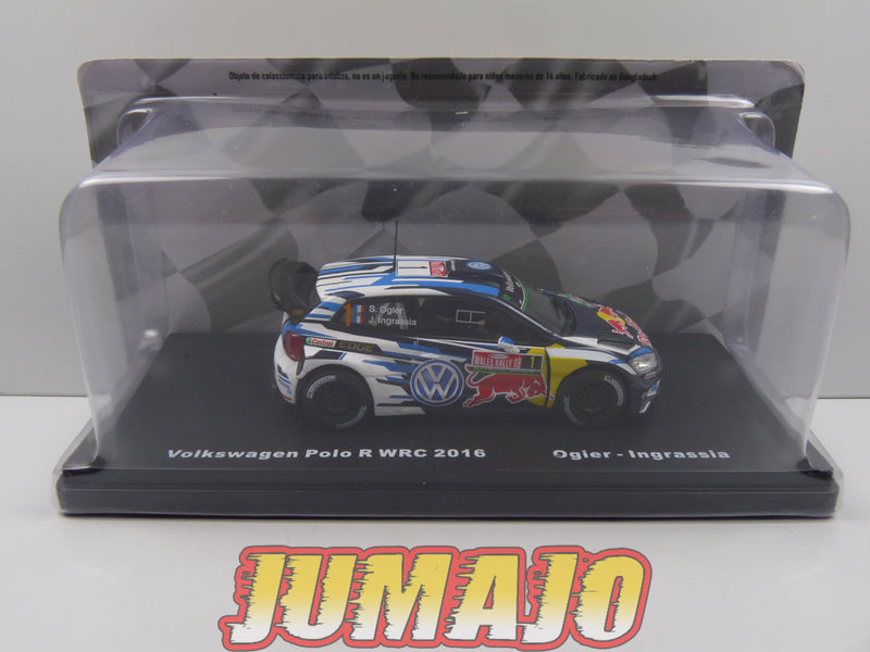 RMX7 1/43 Salvat Mexique Rallye WRC : Volkswagen Polo R WRC 2016 Pays de Galles Ogier