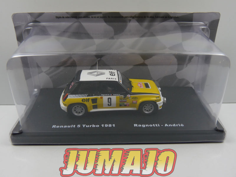 RMX8 1/43 Salvat Mexique Rallye WRC : Renault 5 Turbo 1981 Monte Carlo Ragnotti Andrié