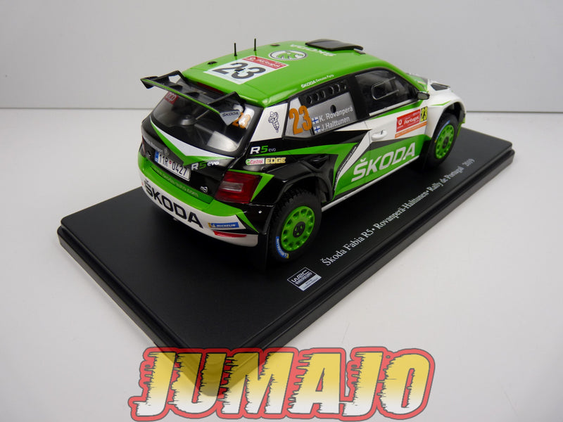 RVQ10 Voiture Rallye 1/24 SALVAT Models : Skoda Fabia R5  131 Rovanpera 2019