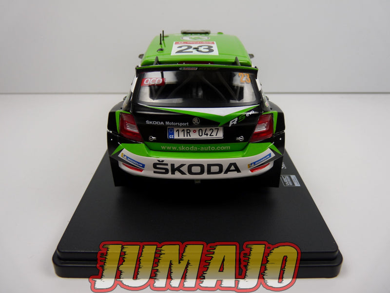RVQ10 Voiture Rallye 1/24 SALVAT Models : Skoda Fabia R5  131 Rovanpera 2019