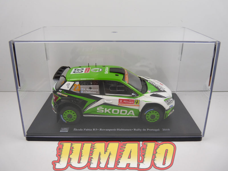 RVQ10 Voiture Rallye 1/24 SALVAT Models : Skoda Fabia R5  131 Rovanpera 2019