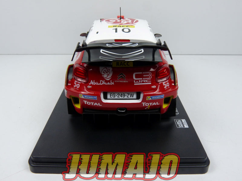 RVQ3 Voiture Rallye 1/24 SALVAT Models : Citroën C3 WRC Loeb-Elena 2018