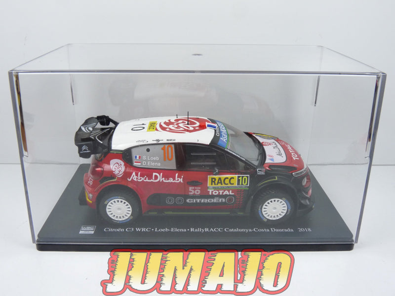 RVQ3 Voiture Rallye 1/24 SALVAT Models : Citroën C3 WRC Loeb-Elena 2018